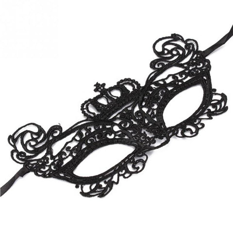 Gothic Style Lace Imperial Crown Mask