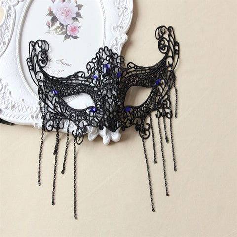 Sexy Gothic Lace Masquerade Mask